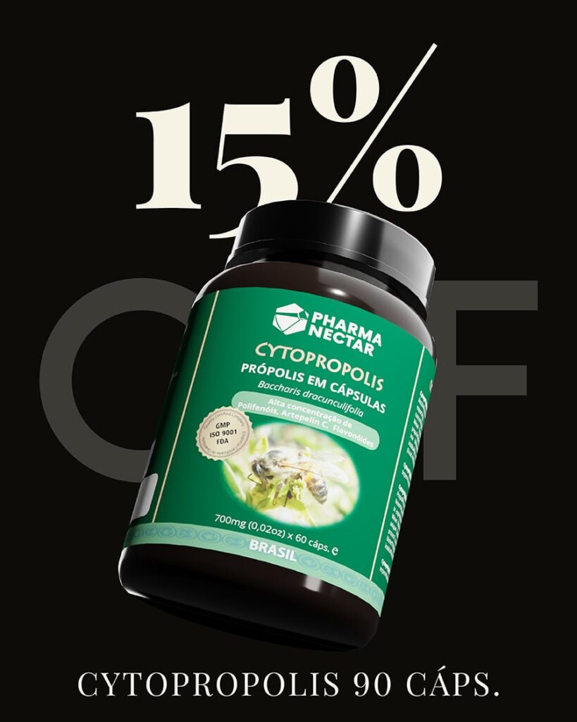 Cytopropolis 90 Cápsulas - 15% de desconto
