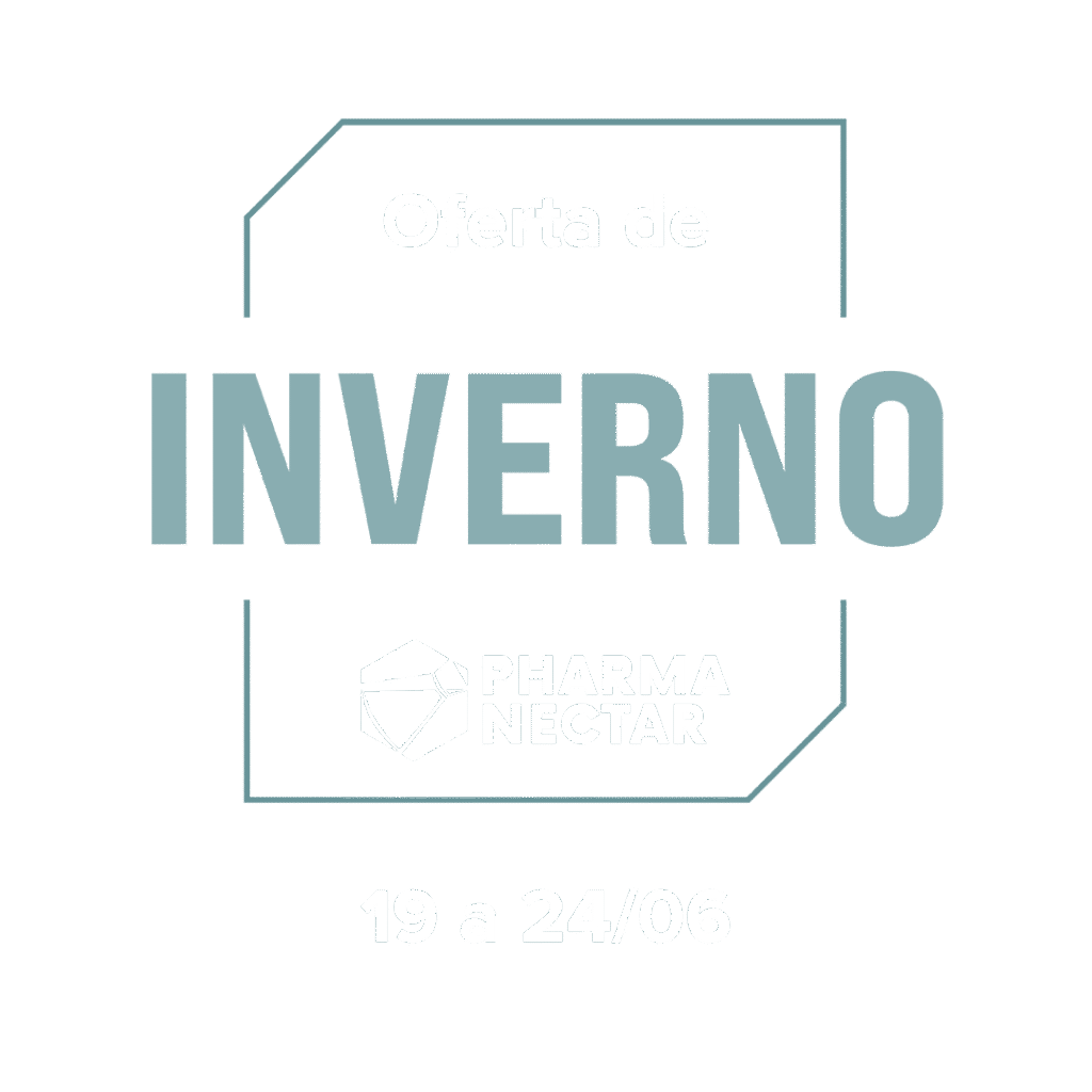 Logotipo da campanha Oferta de Inverno da Pharmanectar, válida de 19 a 24 de junho.